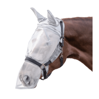 Maschera antimosche cavallo orecchie e muso | Equitazione