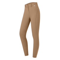 Pantaloni da equitazione ELT Oktavia in silicone Cappuccino Marrone