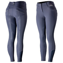 Pantaloni con fondo in silicone effetto pelle B Vertigo Olivia da donna
