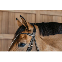 Frontalino intrecciato rotondo Dy'on collezione D Nero