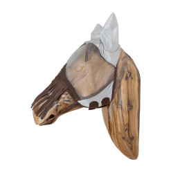 Maschera antimosche classic orecchie & frange per il naso Kentucky Argento Maschera antimosche classic orecchie & frange per il naso Kentucky Argento