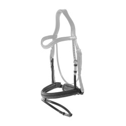 Museruola combinata intrecciata con Pull pack Dy'on New English Collection Nero