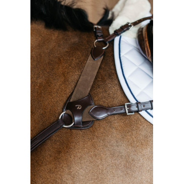 Cuscinetto di protezione per pettorale a 5 punti Dy'on Marrone