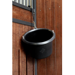 Secchio per mangime Grooming Deluxe by Kentucky Nero Secchio per mangime Grooming Deluxe by Kentucky Nero