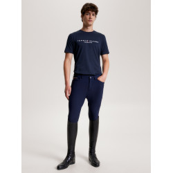 T-shirt Grafico Tommy Hilfiger Equestrian Williamsburg a maniche corte da uomo Cielo del deserto T-shirt Grafico Tommy Hilfiger Equestrian Williamsburg a maniche corte da uomo Cielo del deserto