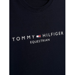T-shirt Grafico Tommy Hilfiger Equestrian Williamsburg a maniche corte da uomo Cielo del deserto T-shirt Grafico Tommy Hilfiger Equestrian Williamsburg a maniche corte da uomo Cielo del deserto
