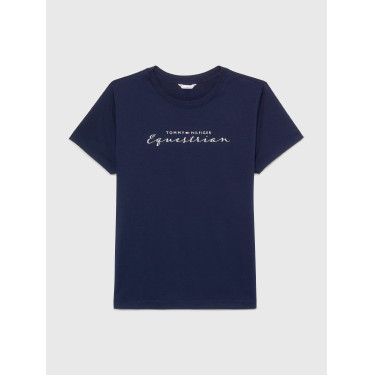 T-shirt grafico Tommy Hilfiger Equestrian Brooflyn a maniche corte da donna T-shirt grafico Tommy Hilfiger Equestrian Brooflyn a maniche corte da donna