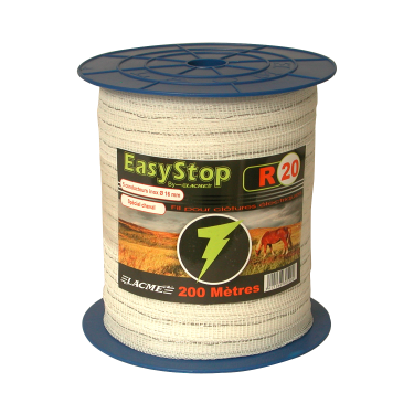 Nastro elettrico recinzione cavalli Lacmé EasyStop R20