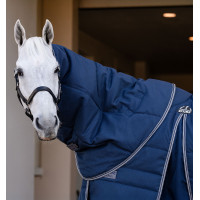 Copricollo da scuderia Horseware Rambo Optimo 200g Marino / temporale / grigio argento Blu marino Copricollo da scuderia Horseware Rambo Optimo 200g Marino / temporale / grigio argento Blu marino