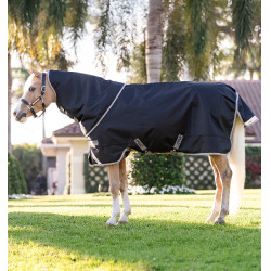 Coperta Horseware Amigo 1200D Plus Pony Turnout 0g Nero / grigio titanio / argento
