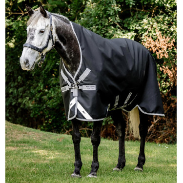 Coperta Horseware Amigo 1200D Wug Turnout 150g Nero / grigio titanio / argento