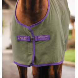 Coperta Horseware Amigo Fleece Cooler Rovo / winterberry / tortora Verde