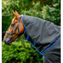 Halsabdeckung Horseware Reißfest Amigo® 900D Leicht 0g Nero / blu classico Halsabdeckung Horseware Reißfest Amigo® 900D Leicht 0g Nero / blu classico