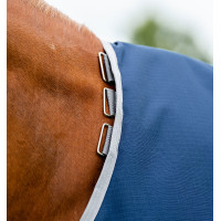 Halsabdeckung Horseware Reißfest Amigo® 900D Leicht 0g Marine / grigio titanio Halsabdeckung Horseware Reißfest Amigo® 900D Leicht 0g Marine / grigio titanio