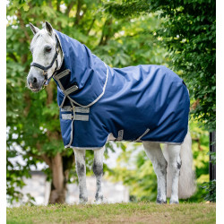 Halsabdeckung Horseware Reißfest Amigo® 900D Leicht 0g Marine / grigio titanio Blu marino Halsabdeckung Horseware Reißfest Amigo® 900D Leicht 0g Marine / grigio titanio Blu marino
