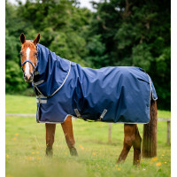 Coperta Amigo Ripstop Horseware 900D Plus Turnout 0g Marina / grigio titanio Blu marino