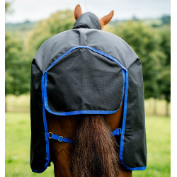 Coperta Amigo Ripstop Horseware 900D Turnout foderata in pile 50g Nero / blu classico