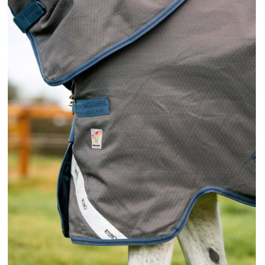 Coperta Horseware Rhino Hexstop Plus Turnout 100g Grigio / indaco / blu navy Coperta Horseware Rhino Hexstop Plus Turnout 100g Grigio / indaco / blu navy
