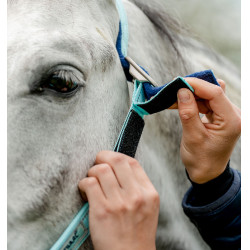 Cavezzone Speciale da Pascolo Horseware® Fieldsafe Foschia blu Cavezzone Speciale da Pascolo Horseware® Fieldsafe Foschia blu