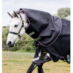 Copricollo Horseware 150g per coperta Rambo Supreme 1680D Marine / bordeaux / polveroso Blu marino