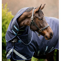 Collo Horseware 100g per coperta Rambo Duo Force Blu marino / blu marino / bianco