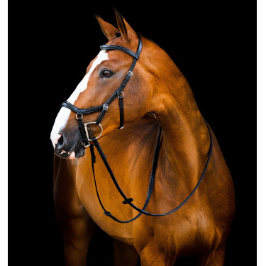 Briglia Horseware Micklem 2 Deluxe Competition redini in gomma Briglia Horseware Micklem 2 Deluxe Competition redini in gomma