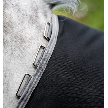 Copricollo Horseware 0g per Coperta Amigo Bravo 12 Originale Nero / grigio titanio / argento