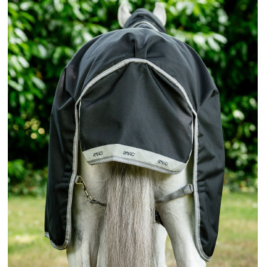 Coperta Horseware Amigo Bravo 12 50g Turnout Nero / grigio titanio / argento Coperta Horseware Amigo Bravo 12 50g Turnout Nero / grigio titanio / argento