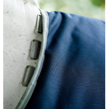 Coperta Horseware Amigo Bravo 12 50g Turnout Marina / grigio titanio / argento Coperta Horseware Amigo Bravo 12 50g Turnout Marina / grigio titanio / argento