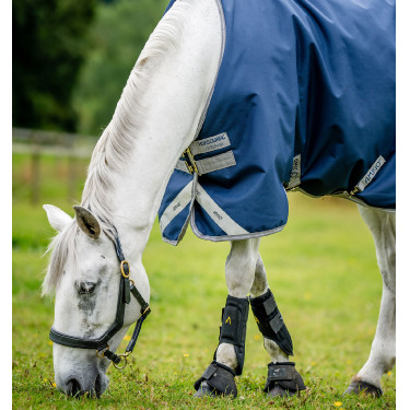 Coperta Horseware Amigo Bravo 12 50g Turnout Marina / grigio titanio / argento Coperta Horseware Amigo Bravo 12 50g Turnout Marina / grigio titanio / argento