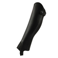 Mini-chaps in pelle Horze Nero