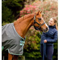 Coperta Horseware Amigo Hero Ripstop Turnout foderata in pile 50g Grigio shadow / haze / marine Coperta Horseware Amigo Hero Ripstop Turnout foderata in pile 50g Grigio shadow / haze / marine