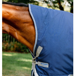 Coperta Horseware Rhino Wug Vari-Layer 450g Nero / grigio titanio / blu classico Coperta Horseware Rhino Wug Vari-Layer 450g Nero / grigio titanio / blu classico