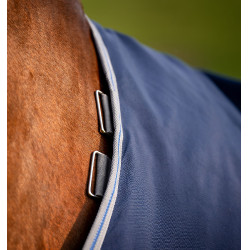 Coperta Horseware Rhino Plus Vari-Layer 250g Nero / grigio titanio / blu classico