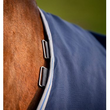 Coperta Horseware Rhino Plus Vari-Layer 250g Nero / grigio titanio / blu classico