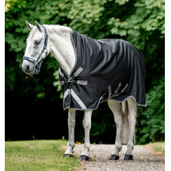 Coperta da esterno Horseware Rambo Wug 0g 1000D Nero / temporale / grigio argento