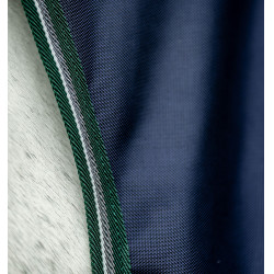 Coperta da esterno Horseware Rambo Wug 50g 1000D Blu marino / verde cacciatore / argento