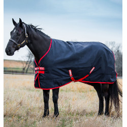 Coperta da esterno Horseware Rambo Original 200g Blu navy / rosso