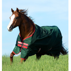 Coperta da esterno Horseware Rambo Original 0g Verde / rosso