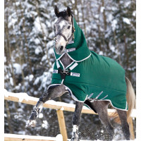 Coperta Horseware Rambo Original con Leg Arches 400g Verde / argento Coperta Horseware Rambo Original con Leg Arches 400g Verde / argento