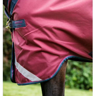 Coperta Horseware Rambo Original 0g con Leg Arches Bordeaux