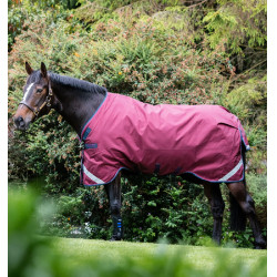 Coperta Horseware Rambo Original 0g con Leg Arches Bordeaux Coperta Horseware Rambo Original 0g con Leg Arches Bordeaux