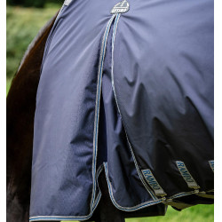 Coperta Horseware Rambo® Optimo Turnout 0g 1000D Marino / temporale / grigio argento Blu marino