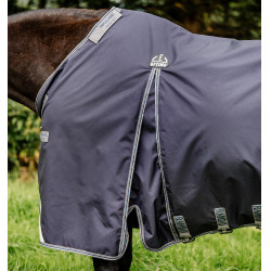 Coperta Horseware Rambo® Optimo Turnout 0g 1000D Marino / temporale / grigio argento Blu marino