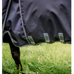 Coperta Horseware Rambo® Optimo Turnout 0g 1000D Marino / temporale / grigio argento Blu marino