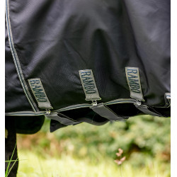 Coperta Horseware Rambo® Optimo Turnout 0g 1000D Marino / temporale / grigio argento Blu marino