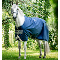 Coperta Horseware Amigo® Bravo 12 Original 250g 1200D Marina / grigio titanio / argento Blu marino