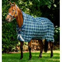 Coperta Horseware Rhino Wug Turnout 0g Hunter check /Marine / vert Motivi Coperta Horseware Rhino Wug Turnout 0g Hunter check /Marine / vert Motivi