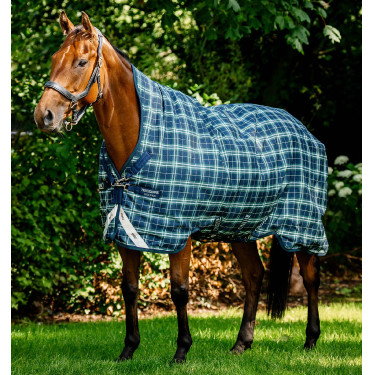 Coperta Horseware Rhino Wug Turnout 0g Hunter check /Marine / vert Motivi
