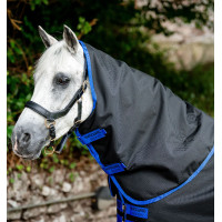 Copricollo Horseware Amigo Ripstop 900D Turnout Hood 150g Nero / blu classico